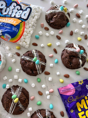 
                  
                    April 2024 Special: Mini Egg Rocky Road Cookie
                  
                
